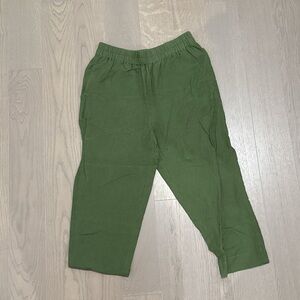 Madewell Tapered Huston Pull-On Crop Pants